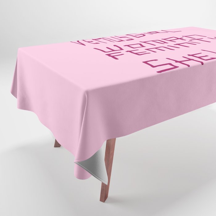 Word and women Tablecloth