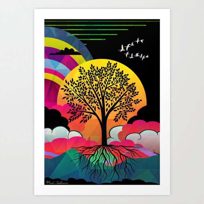 Tree In Paradise Art Print