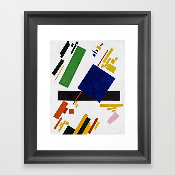 Kazimir Malevich - Suprematist composition Framed Art Print