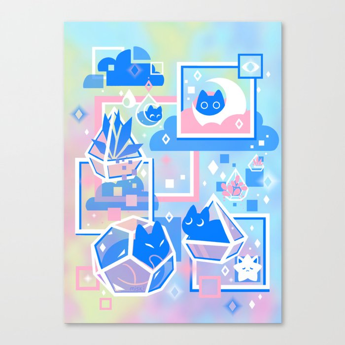 Welcome to the Void Canvas Print