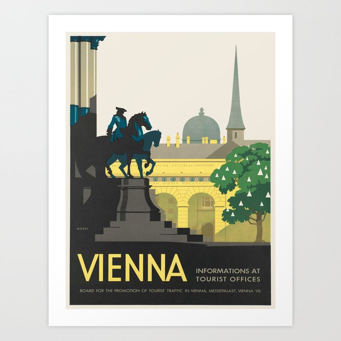 Vintage poster - Vienna Art Print