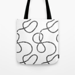 bicycle chain repeat pattern Tote Bag