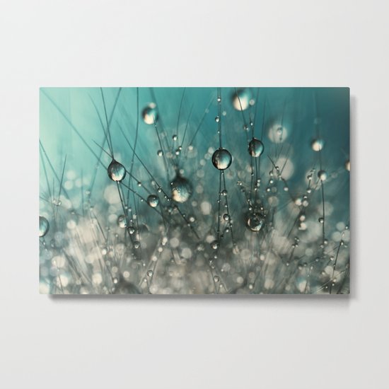 Crazy Cactus Sparkles Metal Print