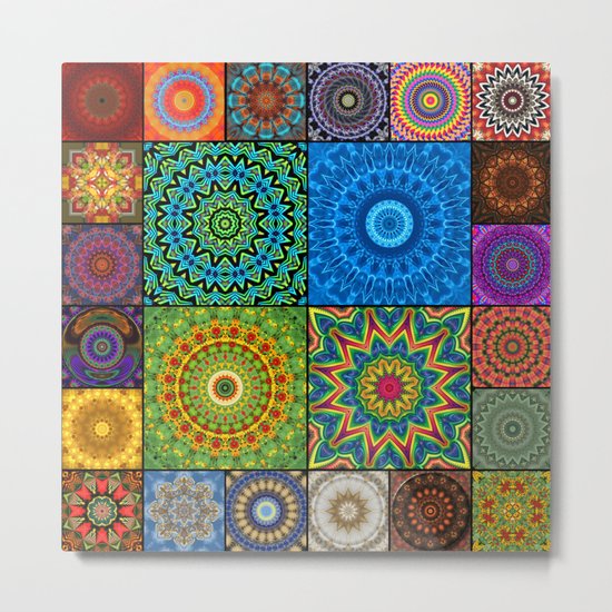 Mandala Madness Metal Print