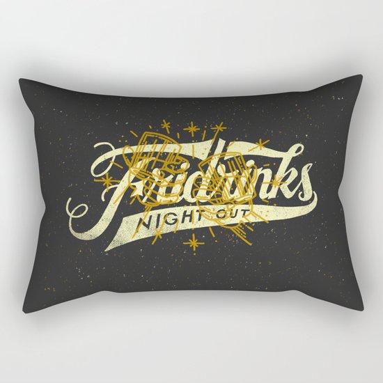 Fridrinks Night Out Rectangular Pillow