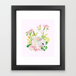 springtime bunny Framed Art Print