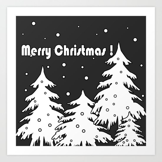 Merry Christmas ! Art Print