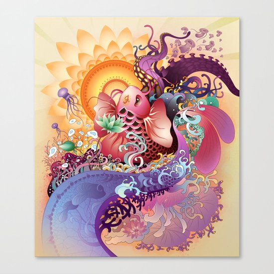 Koi Canvas Print