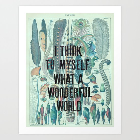 Wonderful World Art Print