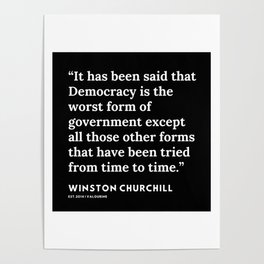 4    | Winston Churchill Quotes | 200530 Poster