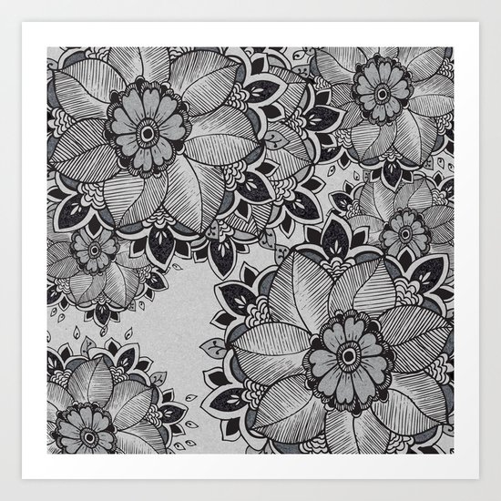 Gray Art Print