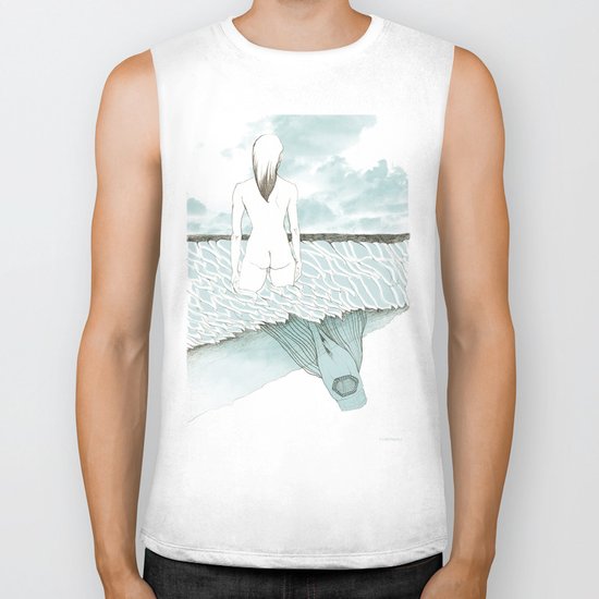 at sea Biker Tank