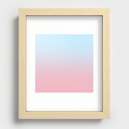 Powder to Pink Recessed Framed Print