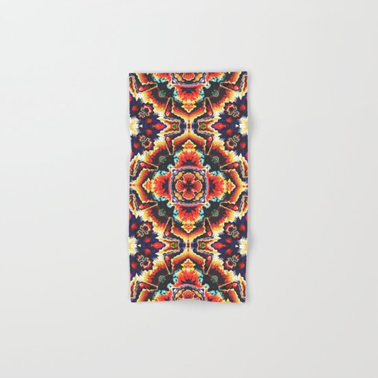 Geometric Motif Hand & Bath Towel