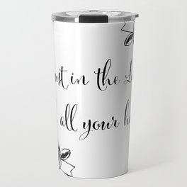 Trust in the Lord with All Your Heart Travel Mug