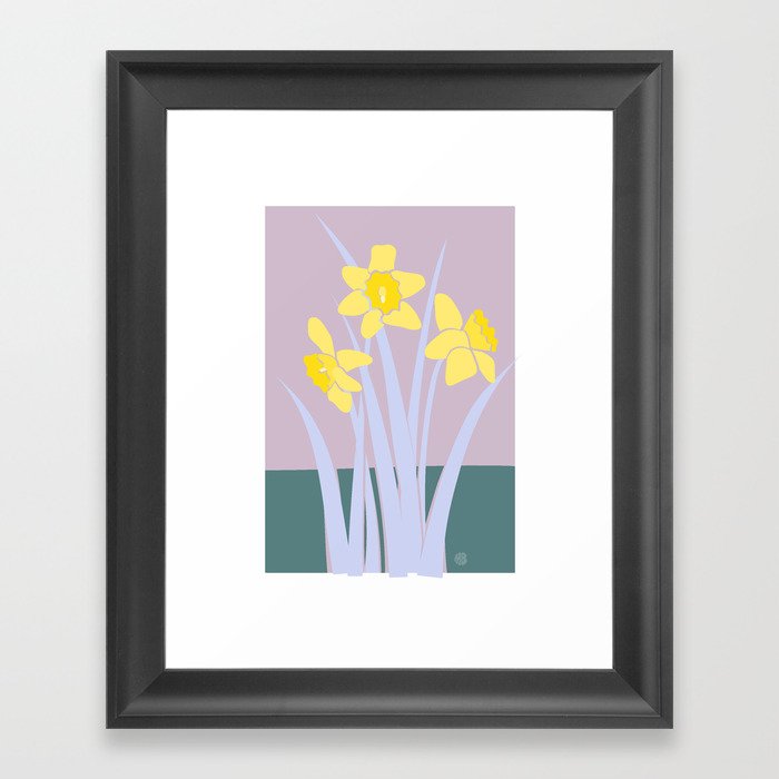 Daffodils Framed Art Print