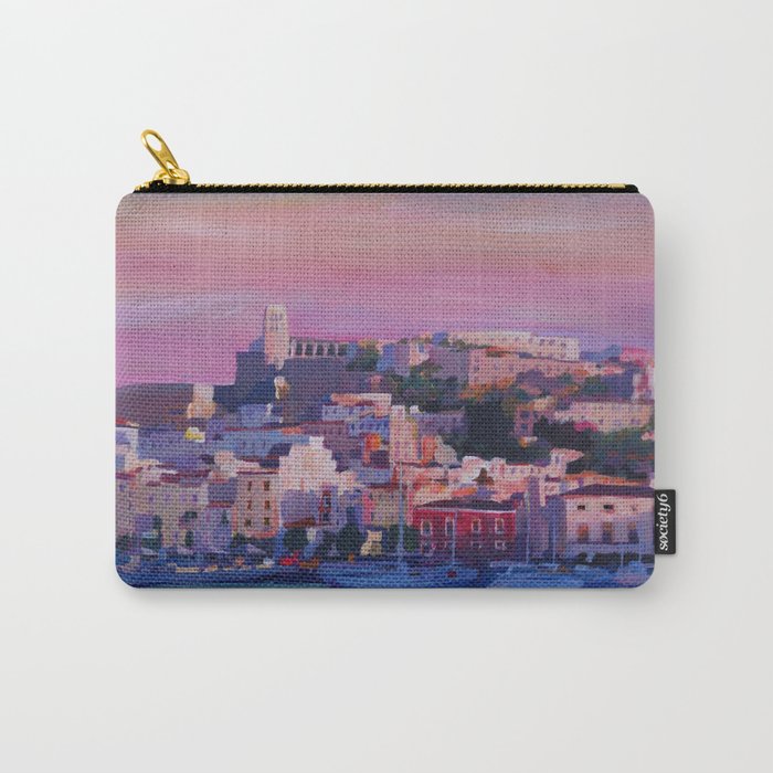 Ibiza Eivissa Old Town and Harbour Pearl of the Mediterranean Carry-All Pouch