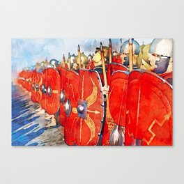 Roman legion in battle Canvas Print