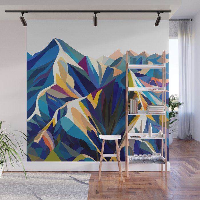 Mountains cold Wall Mural