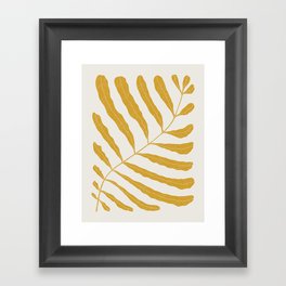 Yellow Plant Framed Art Print