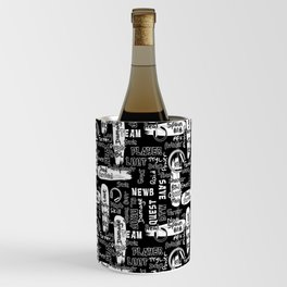 Gamer Lingo-Black and White Wine Chiller