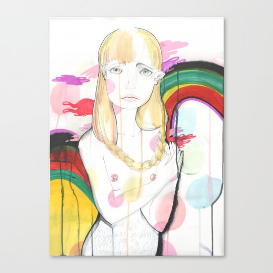 La fille de Siren Canvas Print