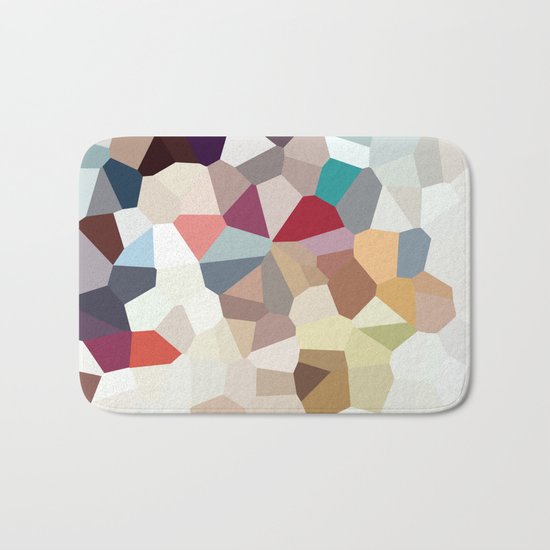 Africa Geometric Abstract Bath Mat