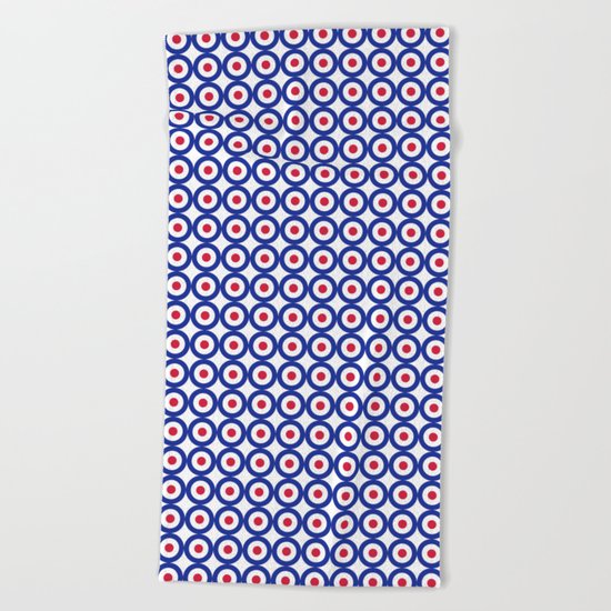 Mod Target Beach Towel