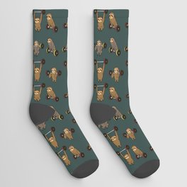 OLYMPIC LIFTING SLOTHS Socks