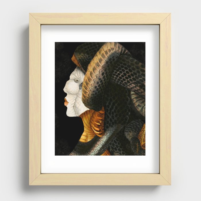 Transformations, The Heavy Mind (A Collage Story) Recessed Framed Print