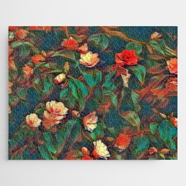 Red Rose Flower  Jigsaw Puzzle