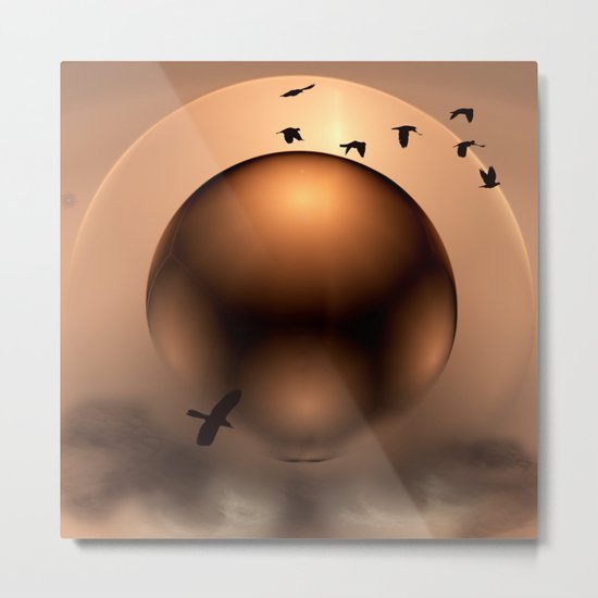 Golden daybreak Metal Print