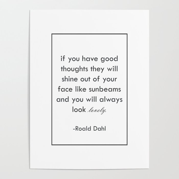 If You Have Good Roald Dahl 470 Watercolor Map Yog Poster by ...