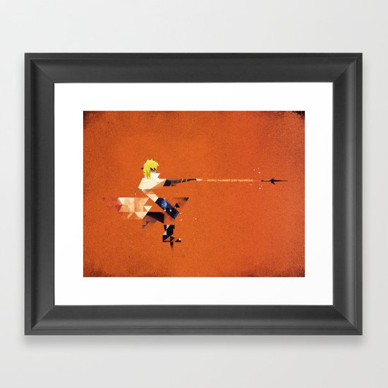 The Yellow Flash Framed Art Print