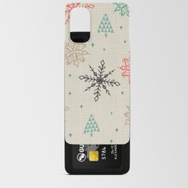 Snow Grid Android Card Case