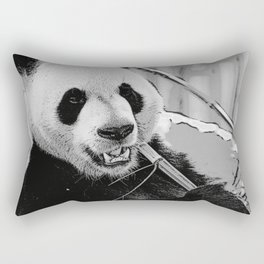 Panda Bear Munchies Rectangular Pillow