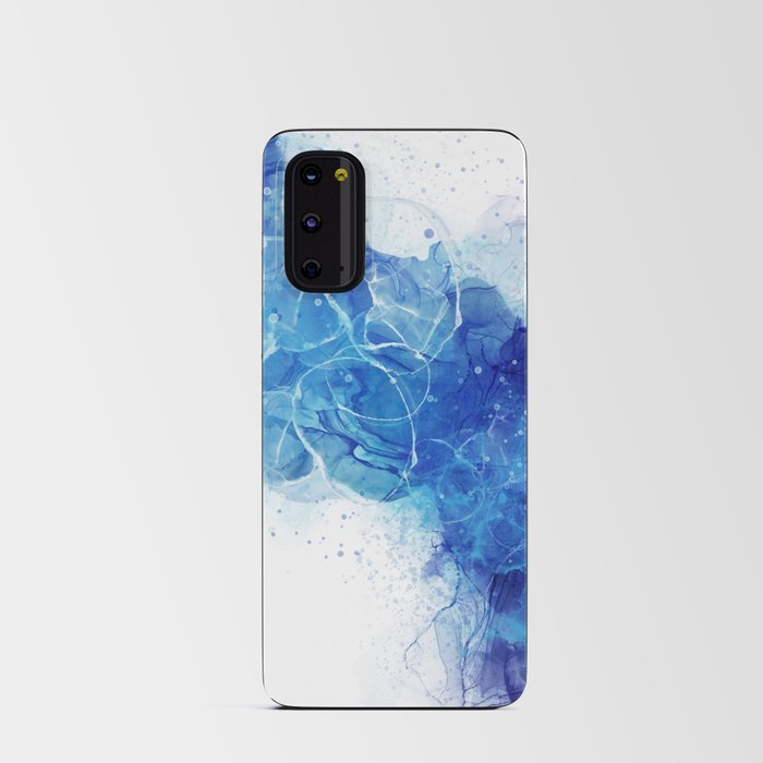 Fresh Blue - Alcohol Ink Art Android Card Case