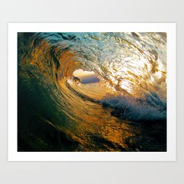 Sunset barrel  ~  The Wedge Newport Beach CA - Photo by John Minar Art Print | Digital, Landscape, Sunrise, Nature, Newportbeach, Ocean, Barrel, Johnminar, Waves, Barrels 