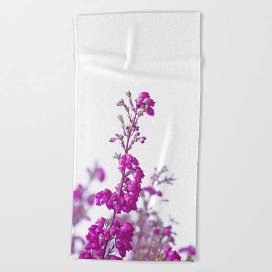 Heather flower #2 #decor #art #society6 Beach Towel