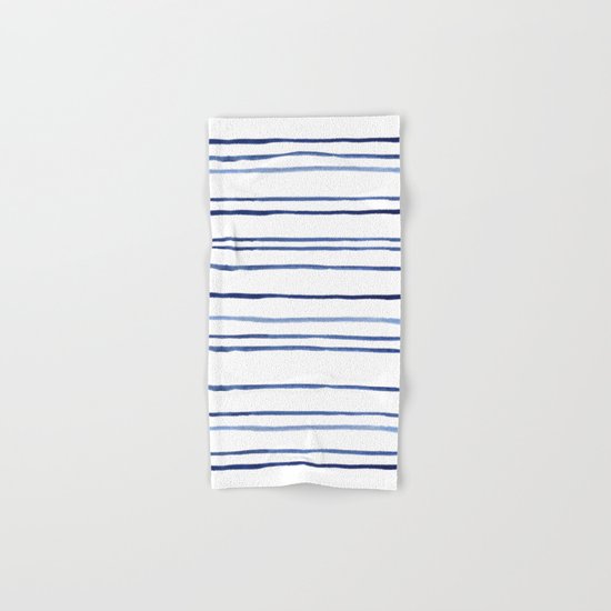 Watercolor stripes Hand & Bath Towel