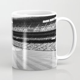 Safeco Field in Seattle Washington - Mariners baseball stadium in black and white Mug