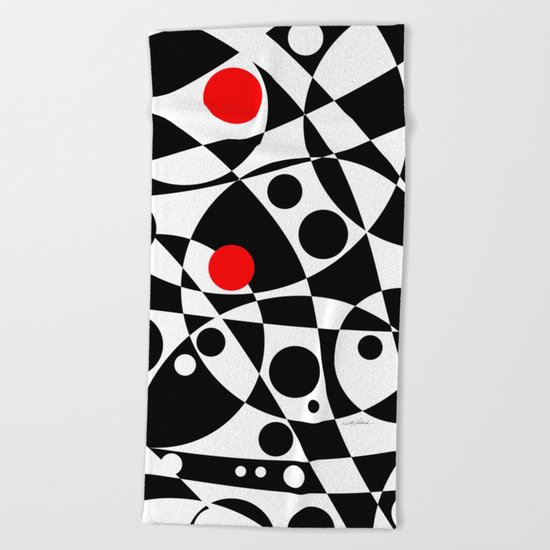 Its Not Just Black or White Beach Towel