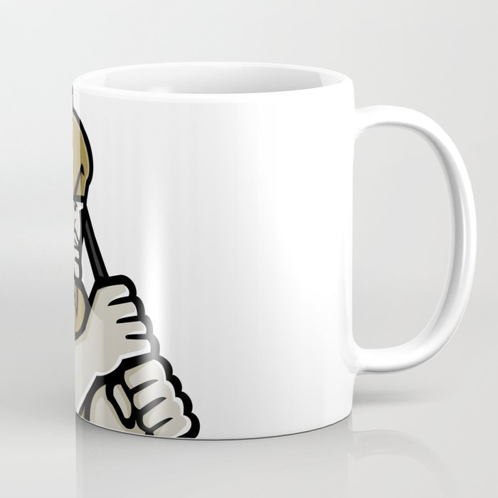 Commando Lacrosse Mascot Coffee Mug