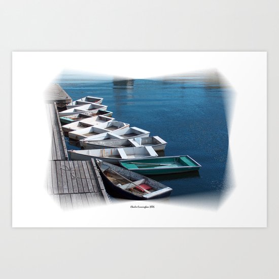 Rowboats Art Print
