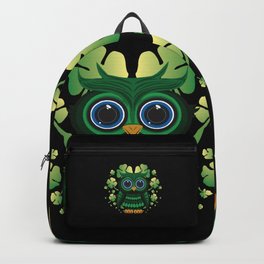 Saint Patrick's Owl Backpack