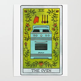 The Oven | Baker’s Tarot Poster