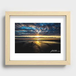 Golden Sunrise Recessed Framed Print