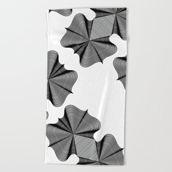 In Two Places at Once Beach Towel