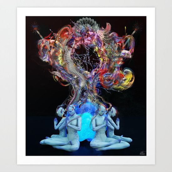 Synchromystics Art Print