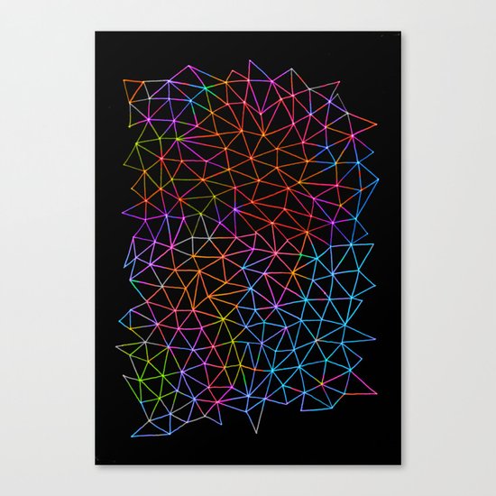 Geometric Glow Canvas Print